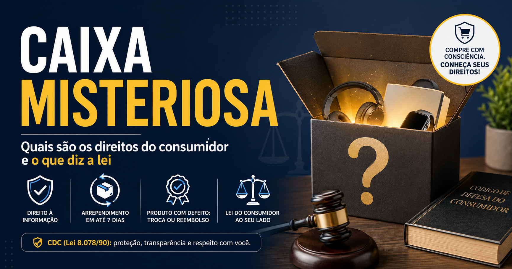 Capa: Caixa Misteriosa: Quais São os Direitos do Consumidor e os Limites da Lei?